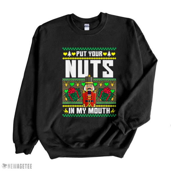 Black Sweatshirt Funny Nutcracker Toy Soldier Ugly Christmas Sweater