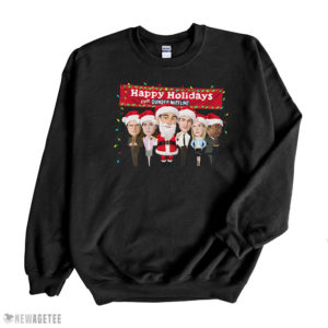 Black Sweatshirt Happy Holidays From Dunder Mifflin Christmas Sweatshirt