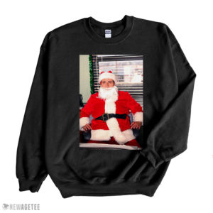 Black Sweatshirt Santa Mike The Office Christmas Sweatshirt