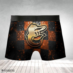Baltimore Orioles MLB Glitter Mens Underwear Boxer Briefs
