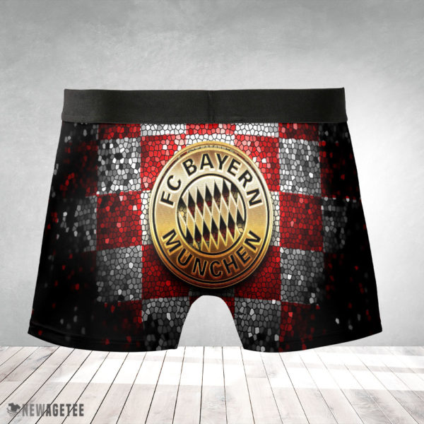 Bayern Munich FC Glitter Mens Underwear Boxer Briefs