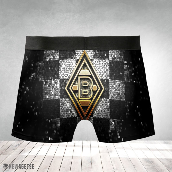 Borussia Monchengladbach FC Glitter Mens Underwear Boxer Briefs