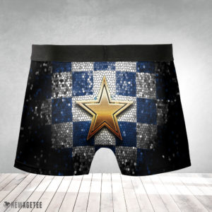 Dallas Cowboys NFL Glitter Mens Underwear Boxer Briefs