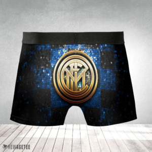 Inter Milan FC Glitter Mens Underwear Boxer Briefs