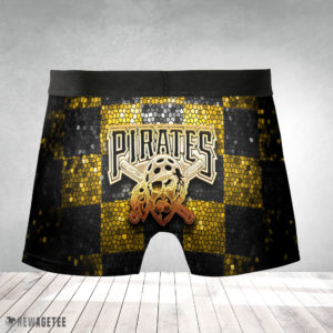 Pittsburgh Pirates MLB Glitter Mens Underwear Boxer Briefs