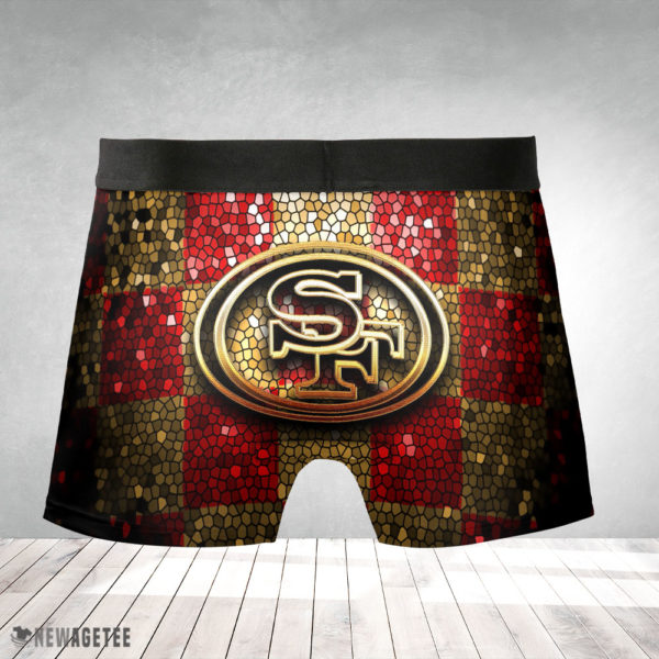 Boxer Briefs San Francisco 49ers NFL Glitter Mens Underwear Boxer Briefs