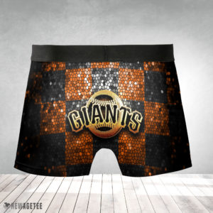 Boxer Briefs San Francisco Giants MLB Glitter Mens Underwear Boxer Briefs