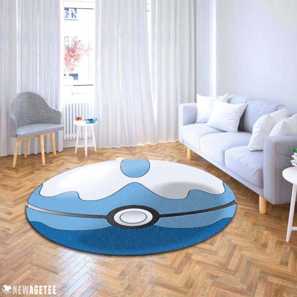 Circle Carpet Rug Dive Ball Pokemon Round Rug Carpet