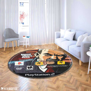 Circle Carpet Rug Grand Theft Auto Liberty City Stories and Vice City Stories Disc Round Rug Carpet