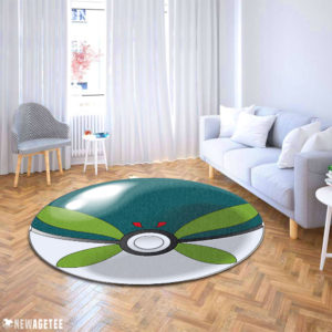 Circle Carpet Rug Park Ball Pokemon Round Rug Carpet