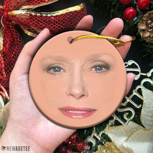 Circle Ornament The Golden Girls Blanche Devereaux Face Christmas Ornament Funny Holiday Gift