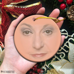 Circle Ornament The Golden Girls Dorothy Zbornak Face Christmas Ornament Funny Holiday Gift
