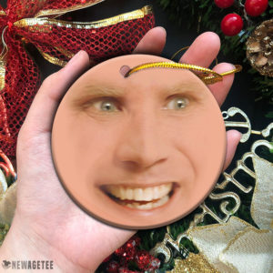 Circle Ornament Will Ferrell ELF William Buddy Face Christmas Ornament Funny Holiday Gift