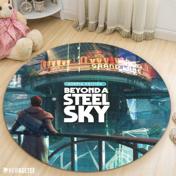 Circle Rug Carpet Beyond A Steel Sky Utopia Edition Xbox Series X Round Rug Carpet