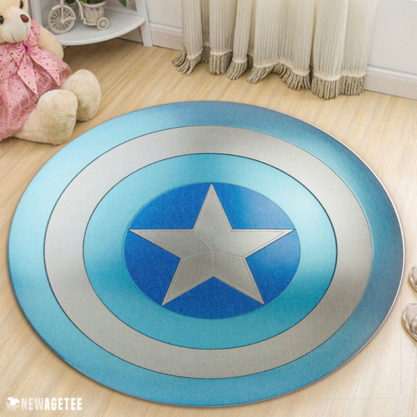 Circle Rug Carpet Marvel The Winter Solider Captain Americas Stealth Shield Round Rug Carpet