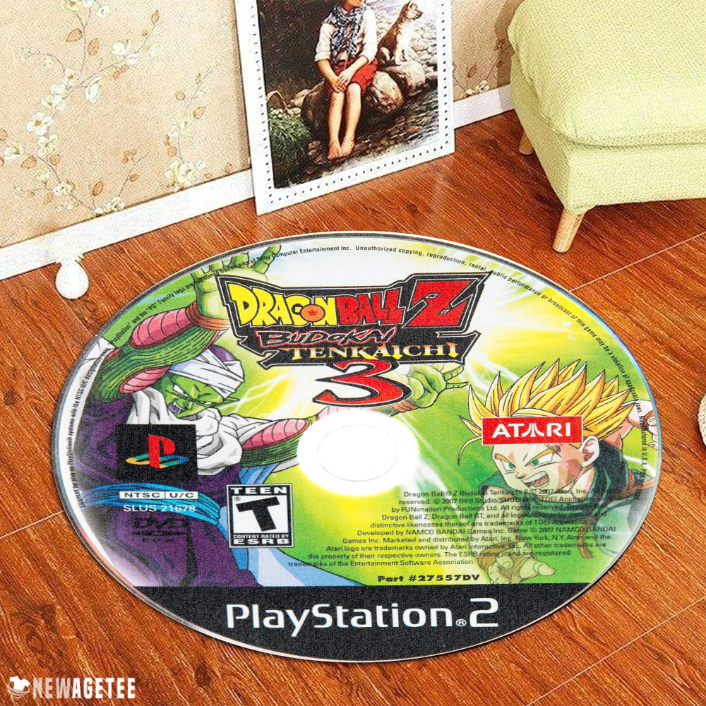 Dragon Ball Z Budokai Tenkaichi 3 PS2 Disc Style Plastic Coaster / Drinks  Mat 80mm Round