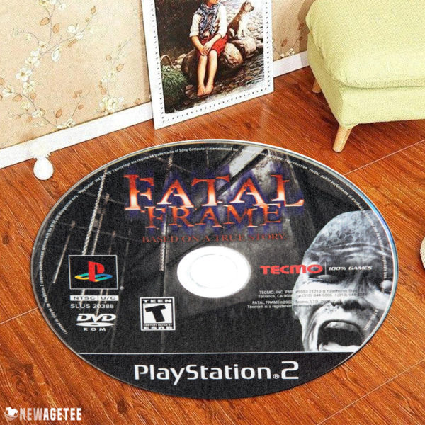 Circle Rug Fatal Frame Koei Tecmo PlayStation 2 Disc Round Rug Carpet