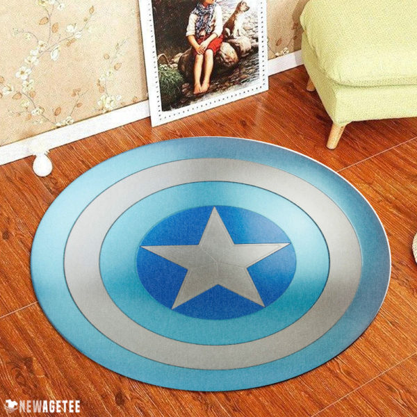 Circle Rug Marvel The Winter Solider Captain Americas Stealth Shield Round Rug Carpet