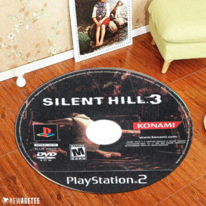 Circle Rug Silent Hill 3 PlayStation 2 Disc Round Rug Carpet