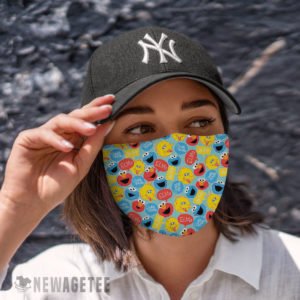 Cloth Face Mask Sesame Street Street Character Heads face mask