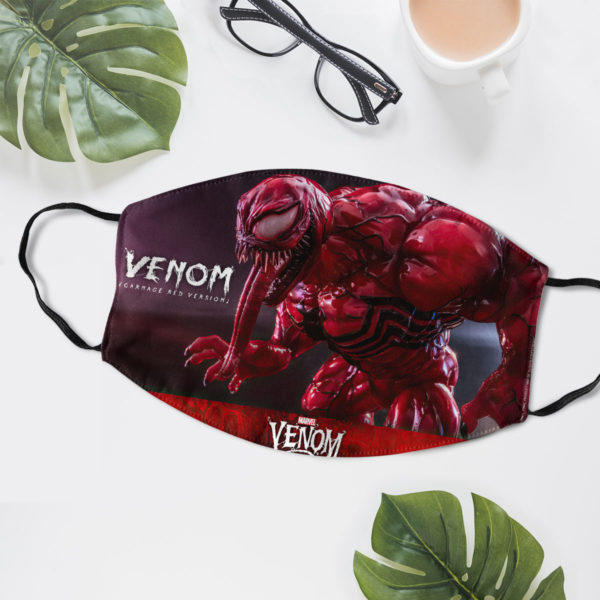 Cloth Face Mask Venom Carnage Red Version Face Mask