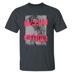 Dark Heather T Shirt Britney Spears Femme fatale shirt