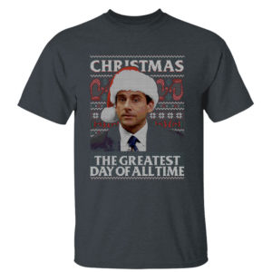 Dark Heather T Shirt Christmas The Greatest Day Of All Time The Office Christmas Sweatshirt