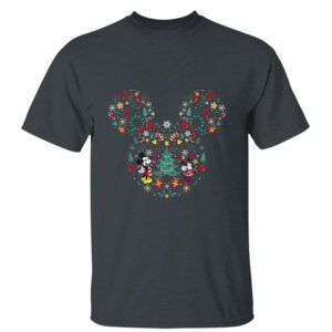 Dark Heather T Shirt Disney Mickey And Minnie Christmas Mashup SweatShirt