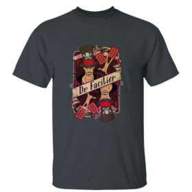 Dark Heather T Shirt Disney Princess And The Frog Facilier Playing Card T Shirt