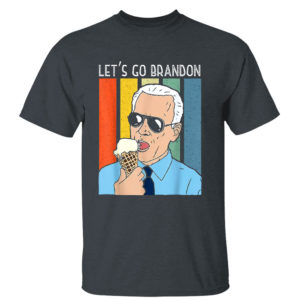 Dark Heather T Shirt Lets Go Brandon Ice Cream Cone Meme T Shirt Hoodie