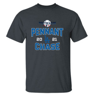 Dark Heather T Shirt Los Angeles Dodgers Pennant Chase Postseason 2021 Shirt Tanktop