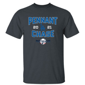 Dark Heather T Shirt MLB Los Angeles Dodgers Pennant Chase 2021 Postseason Shirt hoodie