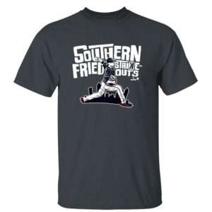 Dark Heather T Shirt Max Fried Southern Fried Strikeouts Shirt
