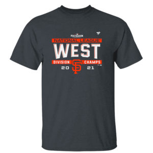 Dark Heather T Shirt Postseason NL West Division Champs San Francisco Giants Shirt