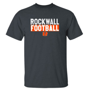Dark Heather T Shirt Rockwall Football shirt