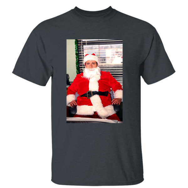 Dark Heather T Shirt Santa Mike The Office Christmas Sweatshirt