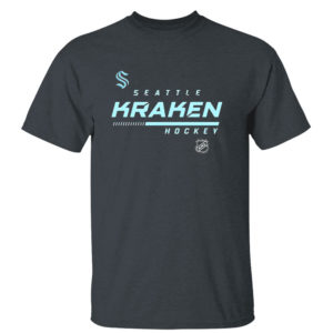 Dark Heather T Shirt Seattle Kraken Hockey NHL Shirt gigapixel
