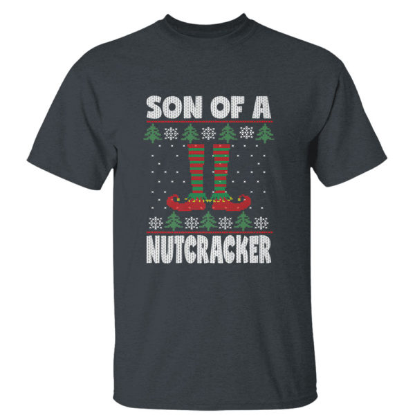 Dark Heather T Shirt Son Of A Nutcracker Jumper Ugly Christmas Sweater SweatShirt
