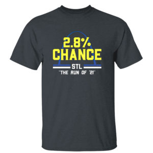 Dark Heather T Shirt St Louis 2 8 Chance Stl The Run Of 2021 Shirt