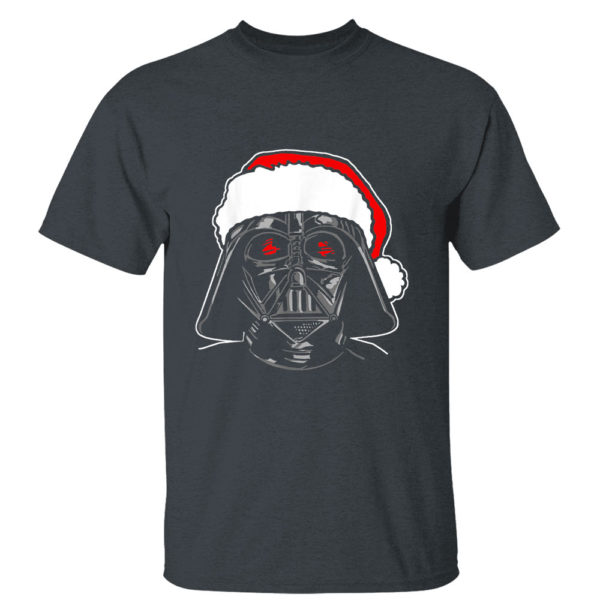 Dark Heather T Shirt Star Wars Santa Darth Vader Sketch Christmas SweatShirt