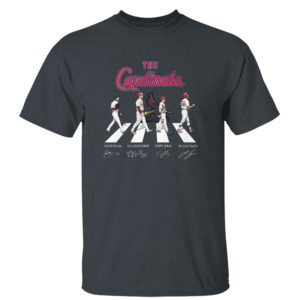 Dark Heather T Shirt The Cardinals Abbey Road signatures shirt