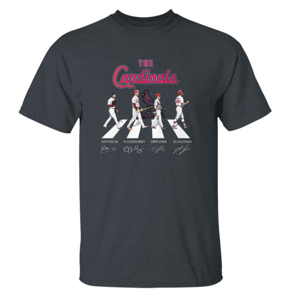 The Cardinals Abbey Road signatures shirt