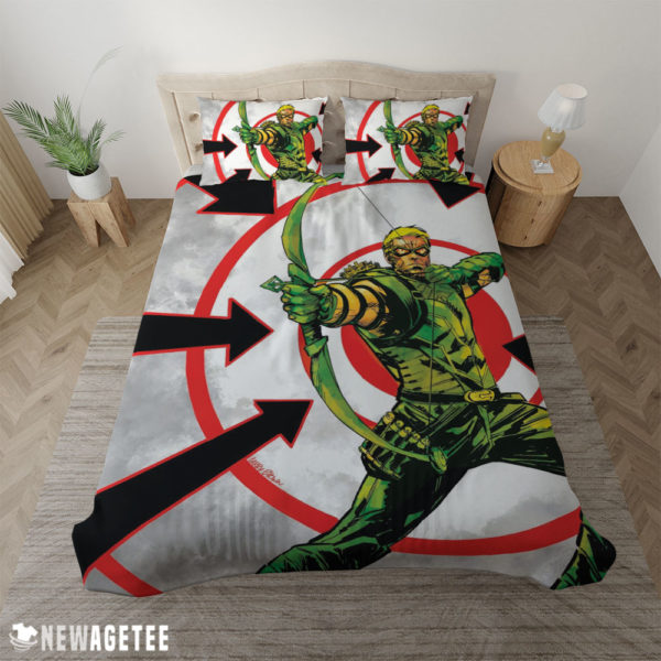 Green Arrow Weird Science DC Comics Duvet Cover and Pillow Case Bedding Set