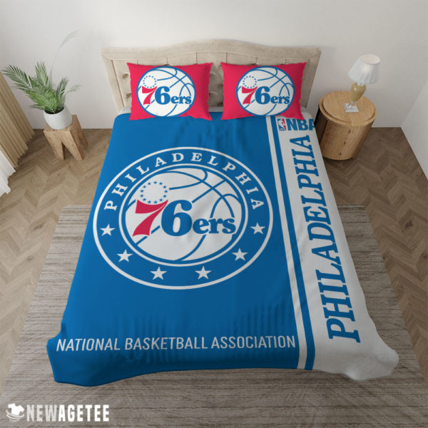Philadelphia 76ers NBA Basketball Duvet Cover and Pillow Case Bedding Set
