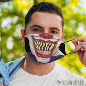 Face Mask Evil clown Face Mask Halloween costume