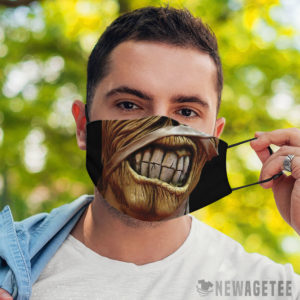 Face Mask Iron Maiden Tour Eddie Powerslave Face Mask