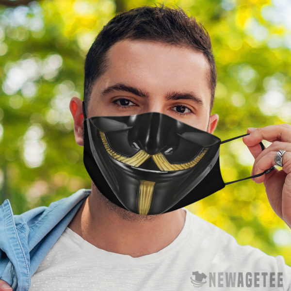 V Guy Fawkes Face Mask Masquerade ball Anonymous