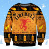 Fireball Cinnamon Whiskey Ugly Christmas Sweater
