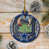 Dallas Cowboys NFL StadiumView Layered Wood Christmas Ornament