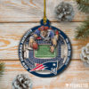 Gift Ornament New England Patriots NFL StadiumView Layered Wood Christmas Ornament